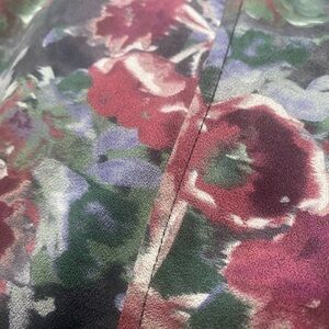 Colleen Lopez XL jacket Vibrant Floral Fabric